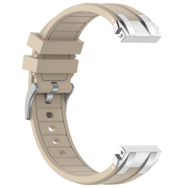 For Samsung Galaxy Watch3 41mm 20mm Quick Release Silver Buckle Royal Silicone Watch Band(Starlight) - free shipping - PMC TechLife - Order now!