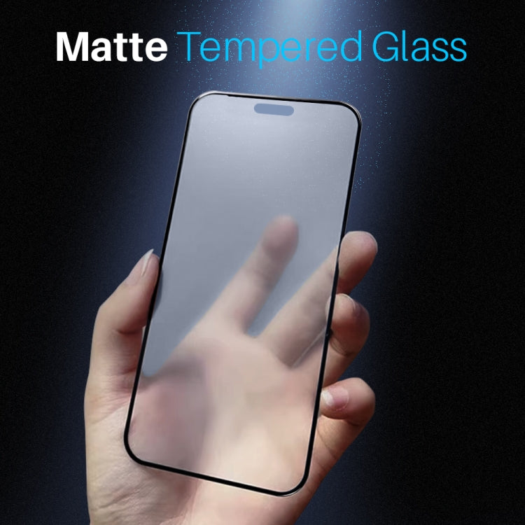 For iPhone 15 Pro Max NORTHJO Matte Silkscreen Anti-Fingerprint Tempered Glass Film - iPhone 15 Pro Max Tempered Glass by NORTHJO | Online Shopping South Africa | PMC Jewellery | Buy Now Pay Later Mobicred