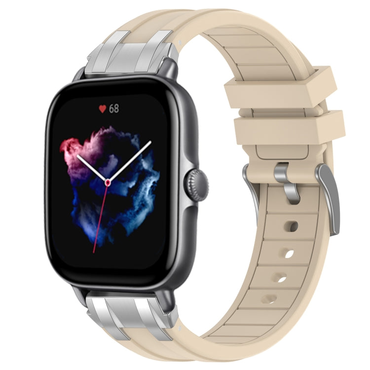 For Amazfit GTS 3 20mm Quick Release Silver Buckle Royal Silicone Watch Band(Starlight) - free shipping - PMC TechLife - Order now!