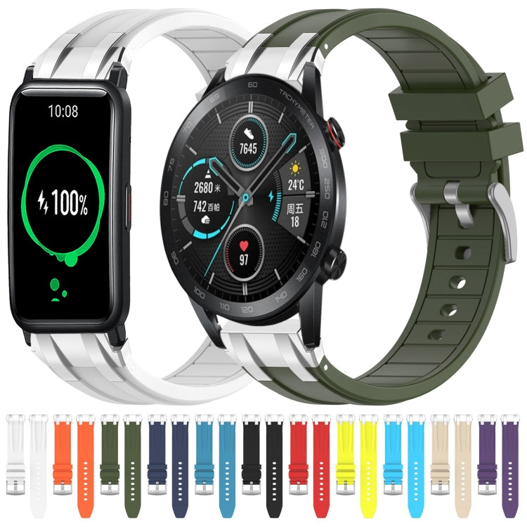 Silicone Strap Honor Magic Watch 42mm Strap Size ACM Leather Watch