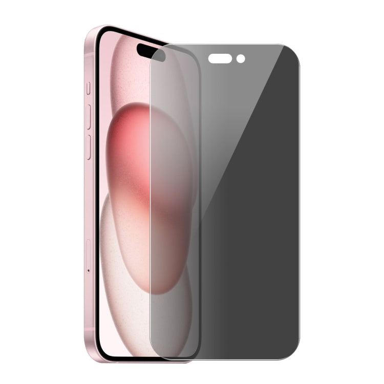 For iPhone 16 ENKAY Hat-Prince 28 Degree Anti-peeping Privacy Tempered Glass Film - iPhone 16 Tempered Glass by ENKAY | Online Shopping South Africa | PMC Jewellery | Buy Now Pay Later Mobicred