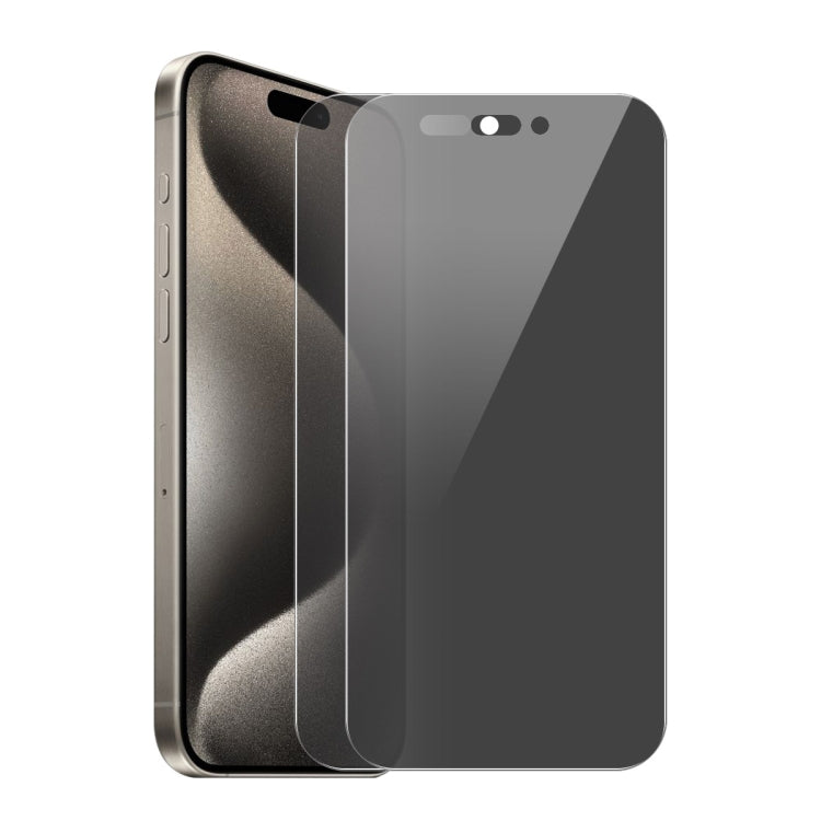 For iPhone 16 Pro Max 2pcs ENKAY Hat-Prince 28 Degree Anti-peeping Privacy Tempered Glass Film - iPhone 16 Pro Max Tempered Glass by ENKAY | Online Shopping South Africa | PMC TechLife | Buy Now Pay Later Mobicred