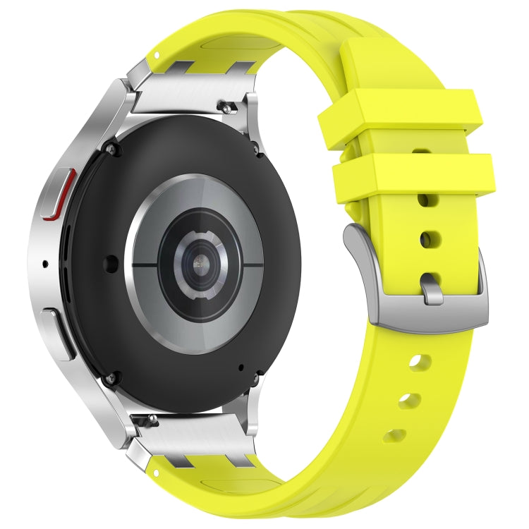 For Huawei Watch GT3 Pro 46mm 22mm Quick Release Silver Buckle Royal Silicone Watch Band(Vital Yellow) - free shipping - PMC TechLife - Order now!