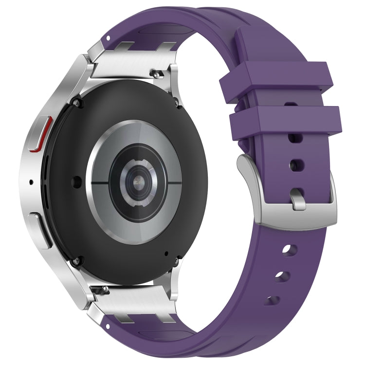 For Huawei Watch GT2 Pro 22mm Quick Release Silver Buckle Royal Silicone Watch Band(Purple) - free shipping - PMC TechLife - Order now!