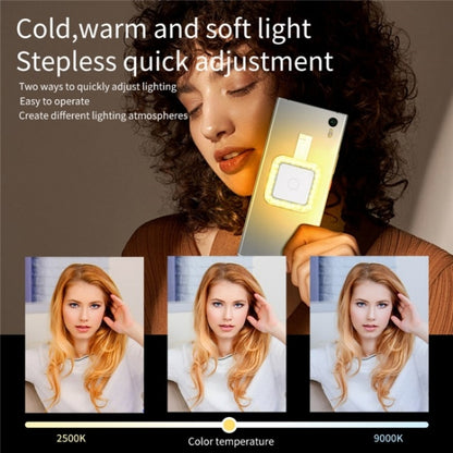 V18 Portable Skin Beauty Live Streaming LED Fill Light Magnetic Phone Selfie Lamp(White) - Selfie Light by PMC Jewellery | Online Shopping South Africa | PMC Jewellery | Buy Now Pay Later Mobicred