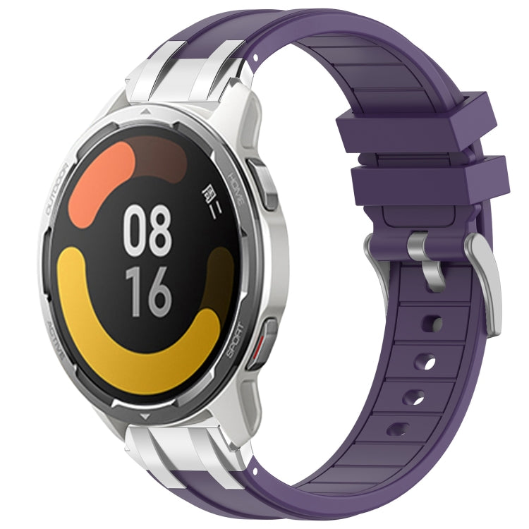 For Xiaomi Watch Color 2 22mm Quick Release Silver Buckle Royal Silicone Watch Band(Purple) - free shipping - PMC TechLife - Order now!