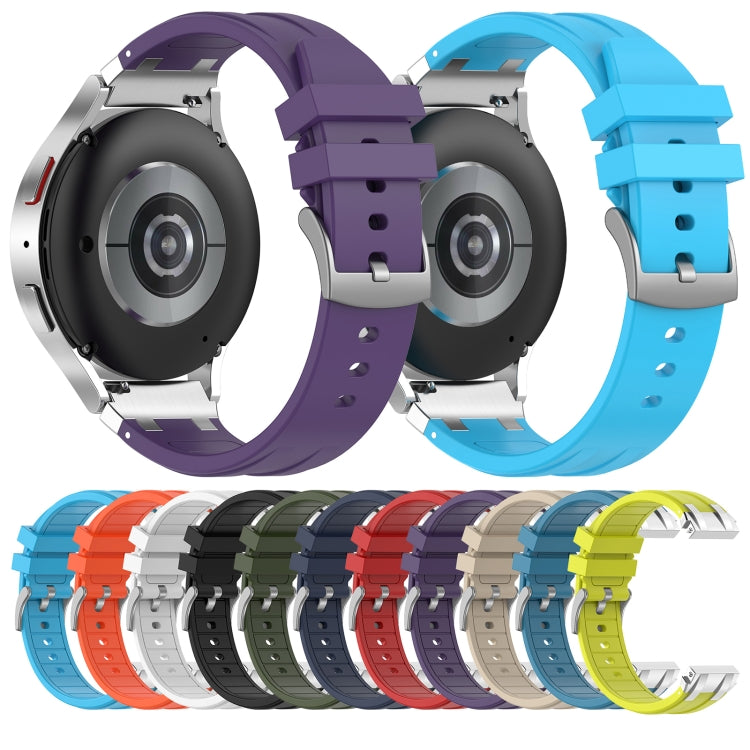 For Xiaomi Watch S1 Pro 22mm Quick Release Silver Buckle Royal Silicone Watch Band(Orange) - free shipping - PMC TechLife - Order now!