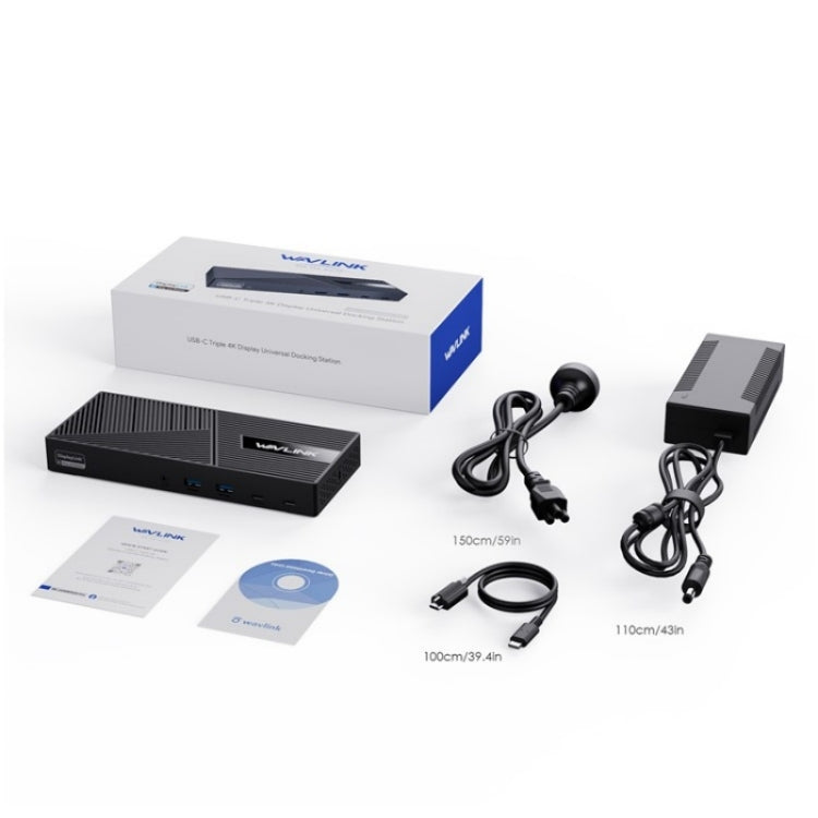WAVLINK UG69PD25 Pro 100W PD Charging Triple 4K Display Laptop Docking Station, Plug:EU Plug - free shipping - PMc TechLife - Order now!