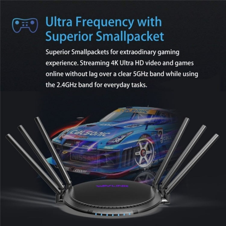 WAVLINK WN531A6 Dual Band Wireless Repeater AC2100 Gigabit Ethernet Port WiFi Router, Plug:AU Plug - free shipping - PMC Jewellery - Order now!