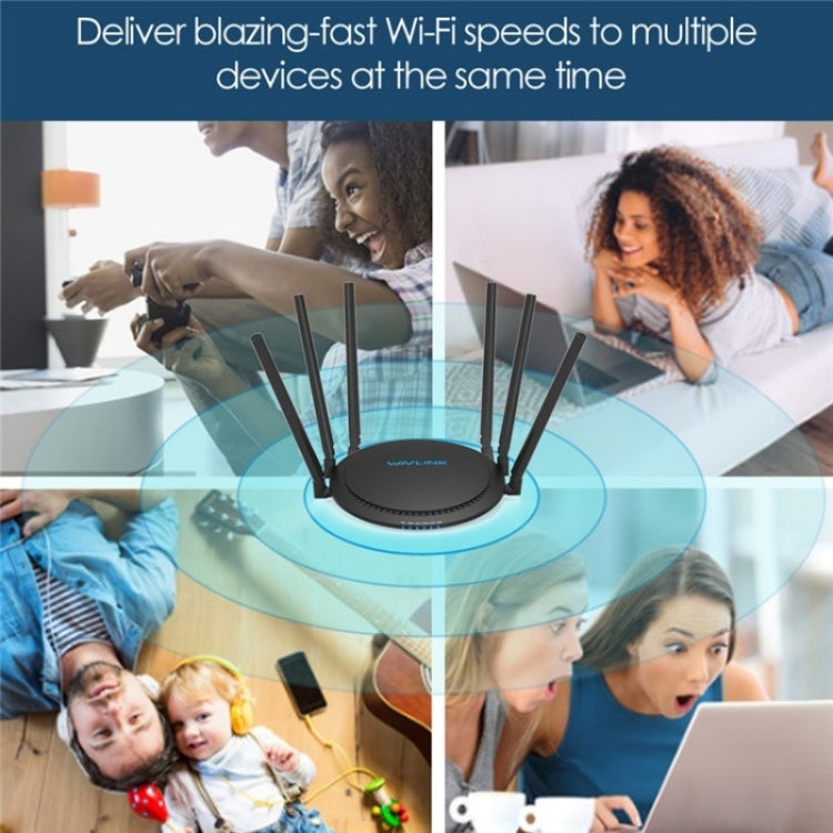 WAVLINK WN531A6 Dual Band Wireless Repeater AC2100 Gigabit Ethernet Port WiFi Router, Plug:US Plug - free shipping - PMC Jewellery - Order now!