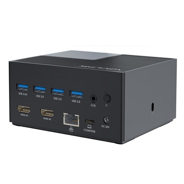 WAVLINK UG76PD2 3.5mm Audio, Gigabit Network Port Dual HD Universal Docking Station(UK Plug) - free shipping - PMc TechLife - Order now!