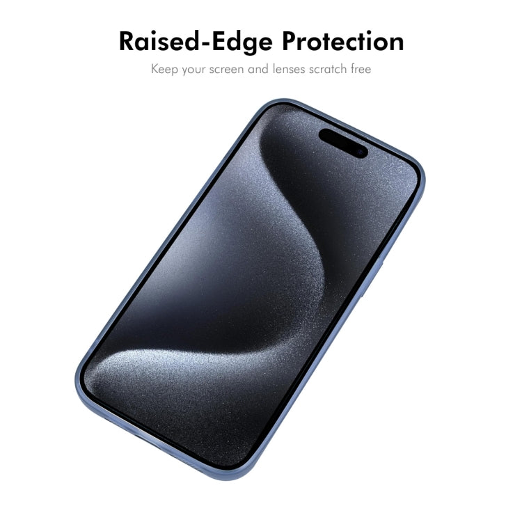 For iPhone 16 ENKAY Hat-Prince Translucent Matte TPU Phone Case with Lens Film(White) - iPhone 16 Cases by ENKAY | Online Shopping South Africa | PMC Jewellery | Buy Now Pay Later Mobicred