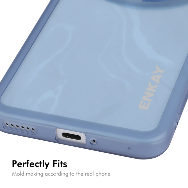 For Honor Magic6 ENKAY Hat-Prince Translucent Matte TPU Phone Case with Lens Film(White) - Honor Cases by ENKAY | Online Shopping South Africa | PMC Jewellery | Buy Now Pay Later Mobicred