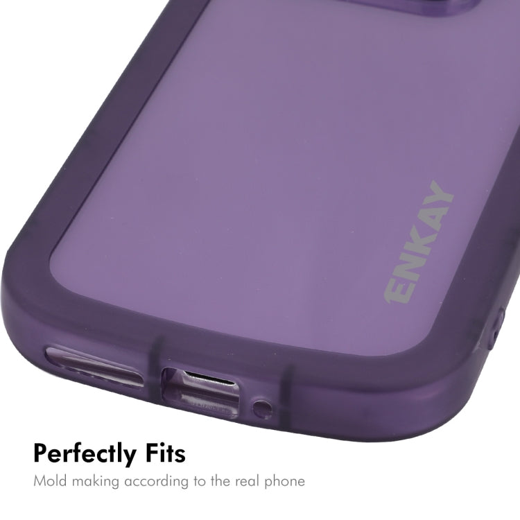 For Xiaomi 14 Pro ENKAY Hat-Prince Translucent Matte TPU Shockproof Phone Case(Black) - 14 Pro Cases by ENKAY | Online Shopping South Africa | PMC Jewellery | Buy Now Pay Later Mobicred