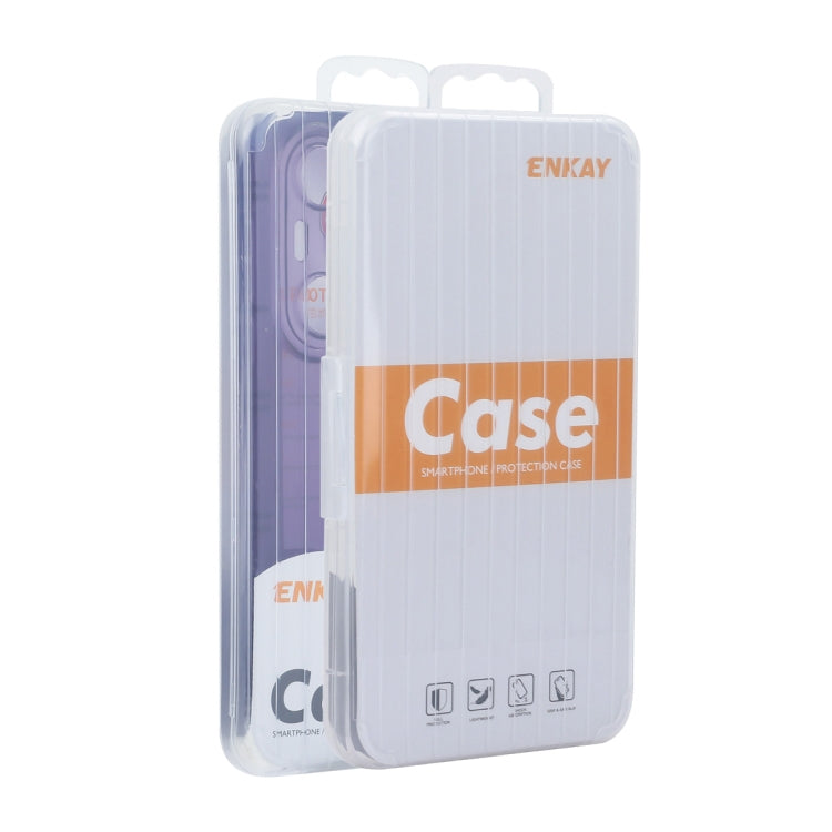 For Xiaomi 14 ENKAY Hat-Prince Translucent Matte TPU Shockproof Phone Case(White) - 14 Cases by ENKAY | Online Shopping South Africa | PMC Jewellery | Buy Now Pay Later Mobicred