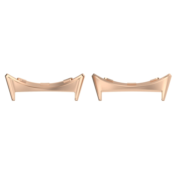 For Google Pixel Watch 3 45mm 1 Pair Stainless Steel Metal Watch Band Connector(Rose Gold) - free shipping - PMc TechLife - Order now!