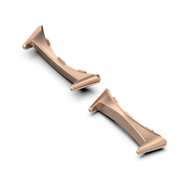 For Google Pixel Watch 3 45mm 1 Pair Stainless Steel Metal Watch Band Connector(Rose Gold) - free shipping - PMc TechLife - Order now!