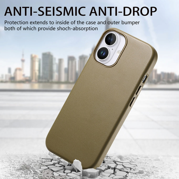 For iPhone 16 Plus Electroplated Metal Button Shockproof Phone Case(Green) - iPhone 16 Plus Cases by PMC Jewellery | Online Shopping South Africa | PMC Jewellery | Buy Now Pay Later Mobicred