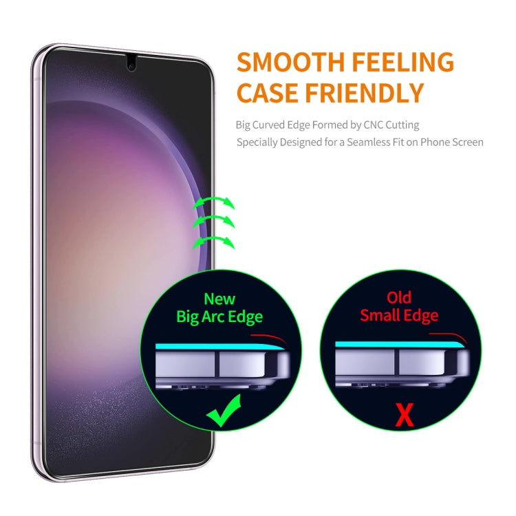 For Samsung Galaxy S24+ 5G ENKAY Hat-Prince Honeycomb MagSafe Shockproof Phone Case with 0.18mm Film(Blue) - free shipping - PMC Jewellery - Order now!