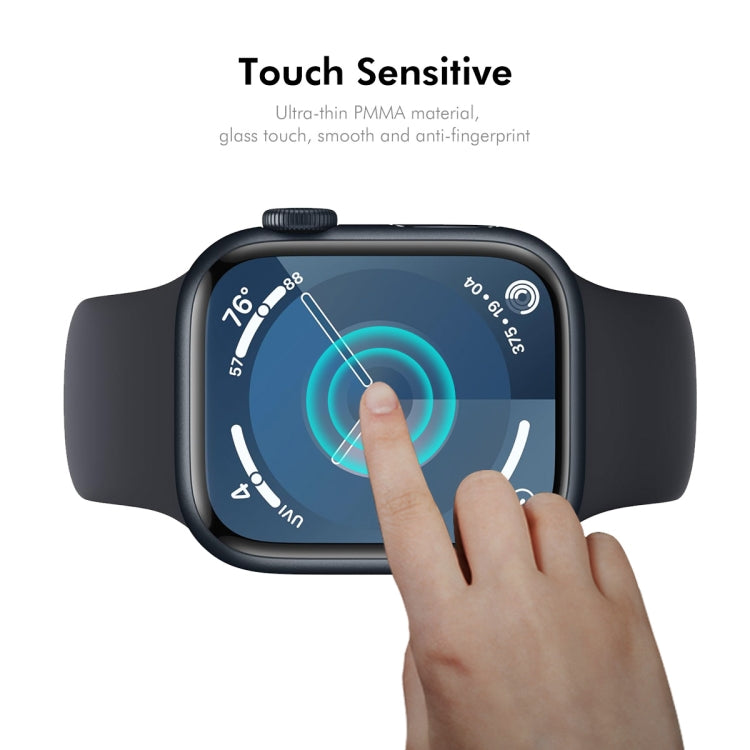 For Apple Watch Series 10 42mm 10pcs ENKAY 3D Full Coverage Soft PC Edge PMMA HD Screen Film - Screen Protector by ENKAY | Online Shopping South Africa | PMC TechLife | Buy Now Pay Later Mobicred