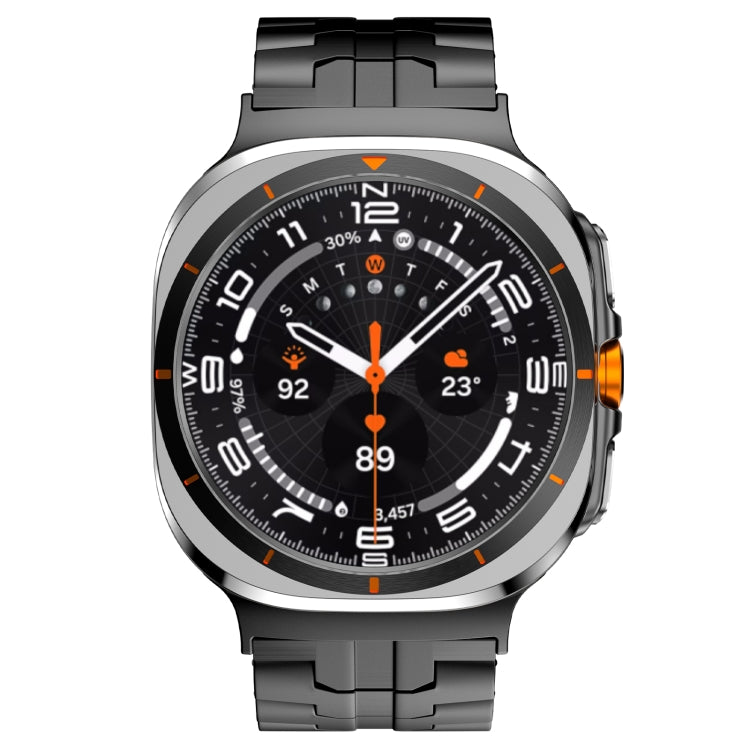 For Samsung Galaxy Watch Ultra 47mm Titanium Alloy Metal Watch Band(Black) - free shipping - PMC TechLife - Order now!
