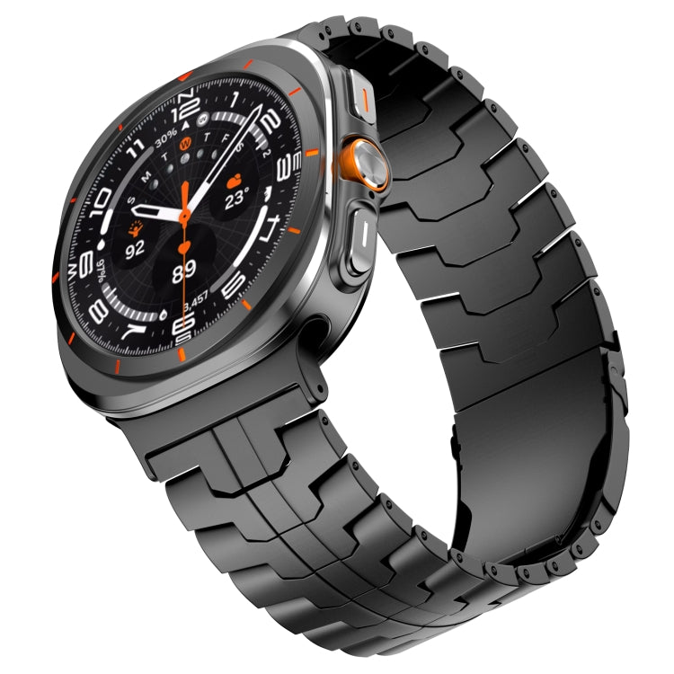 For Samsung Galaxy Watch Ultra 47mm Titanium Alloy Metal Watch Band(Black) - free shipping - PMC TechLife - Order now!