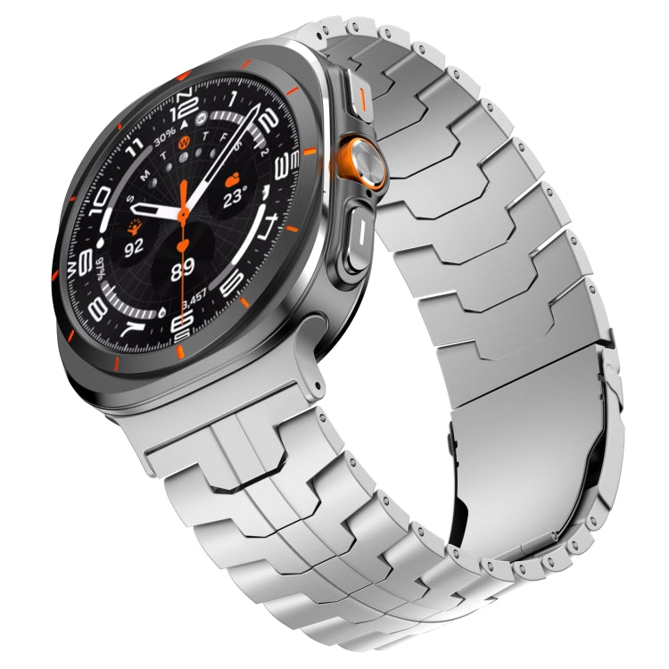 For Samsung Galaxy Watch Ultra 47mm Titanium Alloy Metal Watch Band(Silver) - free shipping - PMC TechLife - Order now!