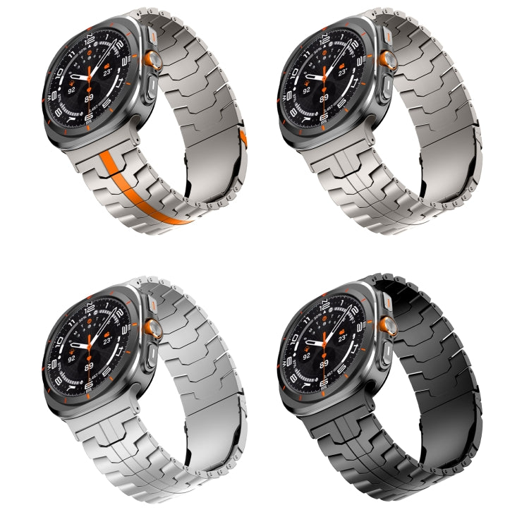For Samsung Galaxy Watch Ultra 47mm Titanium Alloy Metal Watch Band(Silver) - free shipping - PMC TechLife - Order now!