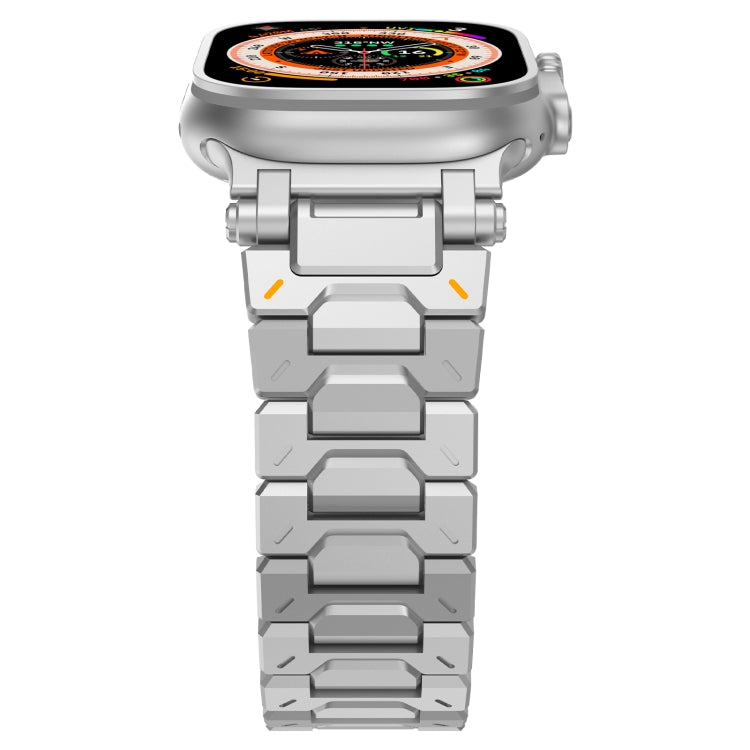 For Apple Watch Series 9 45mm Pathfinder Stainless Steel Metal Watch Band(Silver) - free shipping - PMC TechLife - Order now!