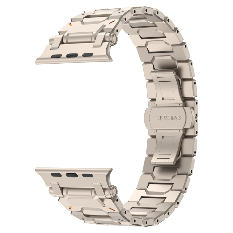 For Apple Watch Series 6 44mm Pathfinder Stainless Steel Metal Watch Band(Titanium Color) - free shipping - PMC TechLife - Order now!