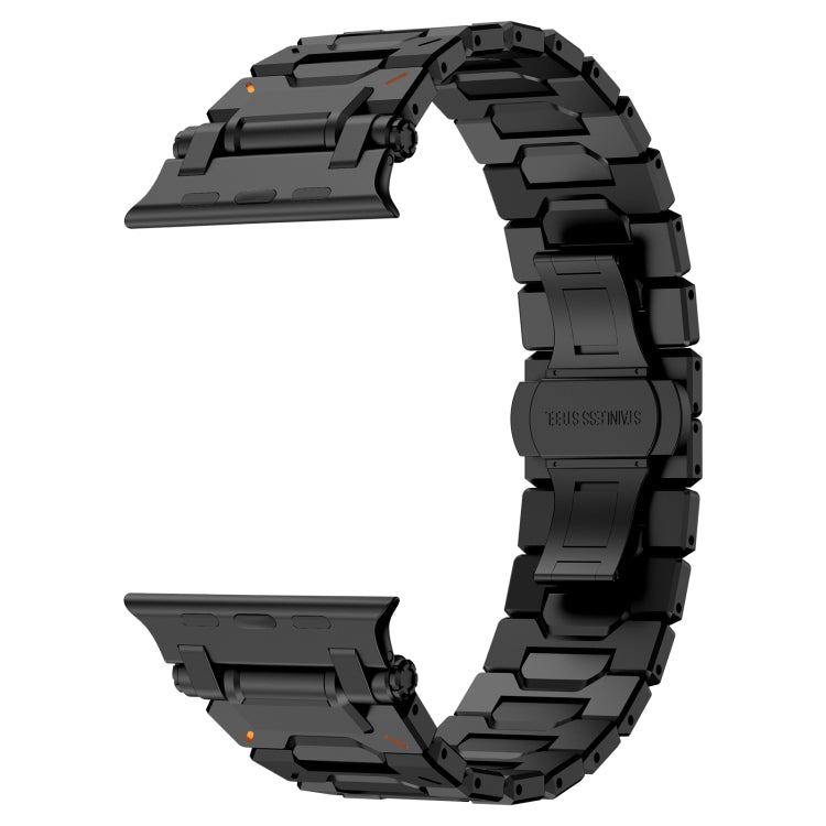 For Apple Watch Series 5 44mm Pathfinder Stainless Steel Metal Watch Band(Black) - free shipping - PMC TechLife - Order now!