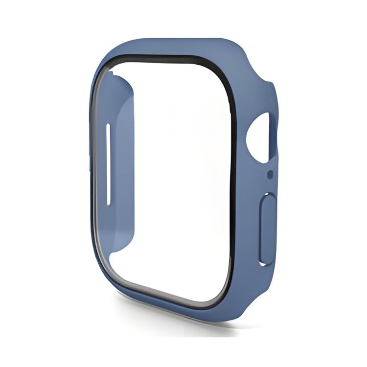 For Apple Watch Series 10 46mm ENKAY Hat-Prince PC Tempered Glass Film Integrated Watch Case(Grey Blue) - free shipping - PMc TechLife - Order now!