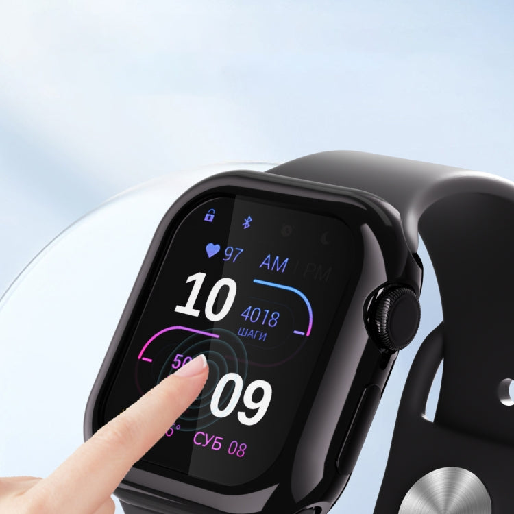 For Apple Watch Series 10 42mm Full Coverage TPU Electroplated Watch Case(Midnight Blue) - Watch Cases by PMC TechLife | Online Shopping South Africa | PMC TechLife | Buy Now Pay Later Mobicred
