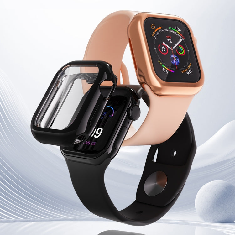 For Apple Watch Series 10 46mm Full Coverage TPU Electroplated Watch Case(Sliver) - Watch Cases by PMC TechLife | Online Shopping South Africa | PMC TechLife | Buy Now Pay Later Mobicred