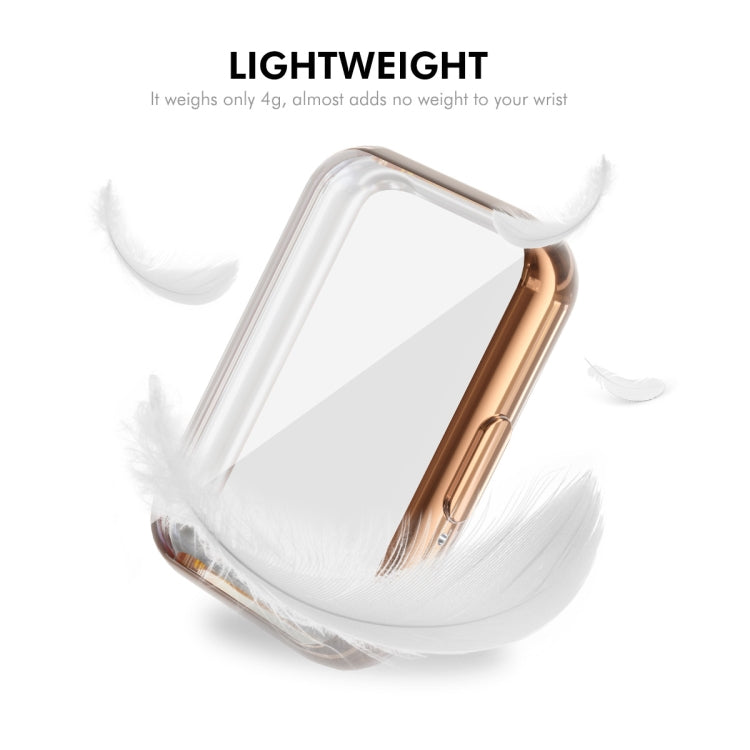 For Samsung Galaxy Fit3 ENKAY Hat-Prince Full Coverage Electroplated Soft TPU Case with Screen Protection(Rose Gold) - free shipping - PMc TechLife - Order now!