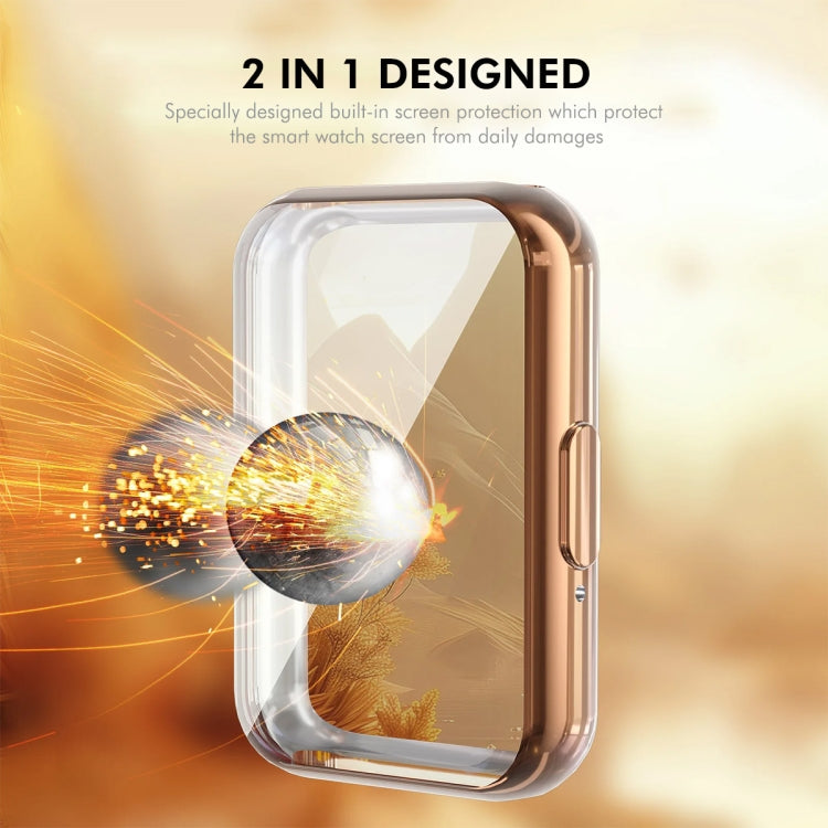 For Samsung Galaxy Fit3 ENKAY Hat-Prince Full Coverage Electroplated Soft TPU Case with Screen Protection(Black) - free shipping - PMc TechLife - Order now!