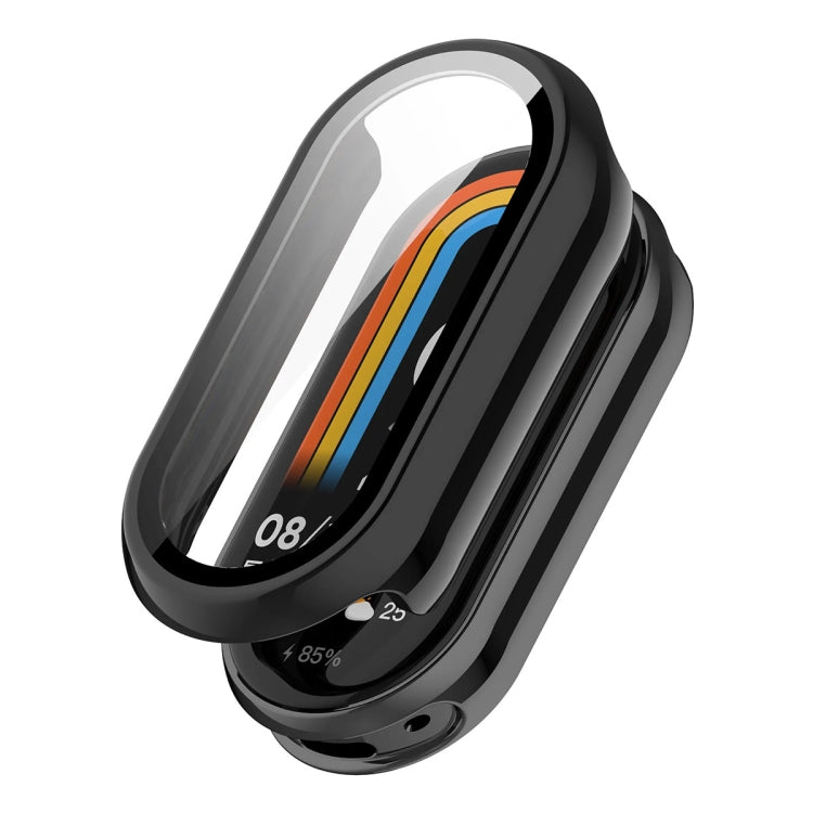 For Xiaomi Smart Band 9 / 9 NFC ENKAY Hat-Prince PC Frame Watch Protective Case with Tempered Film(Black) - free shipping - PMc TechLife - Order now!