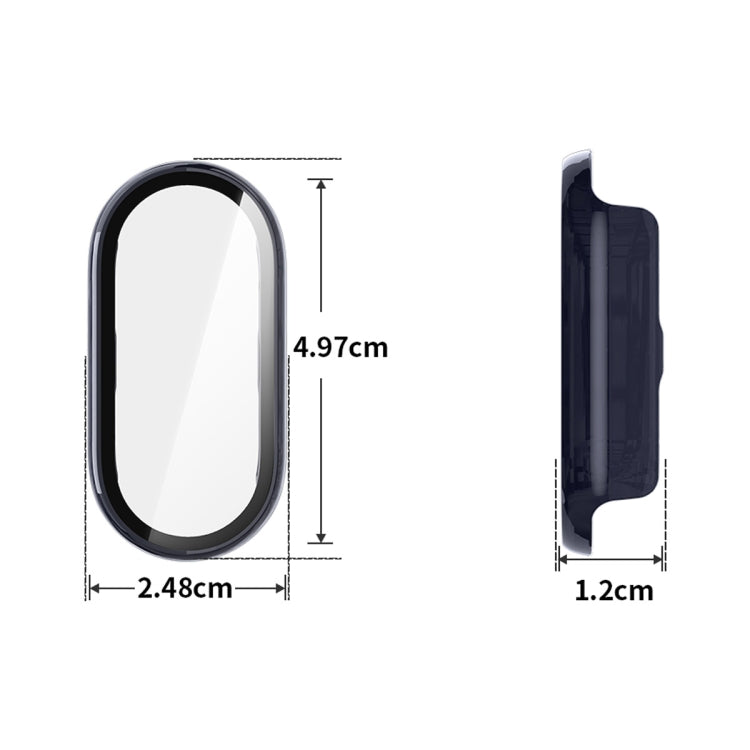 For Xiaomi Smart Band 9 / 9 NFC ENKAY Hat-Prince PC Frame Watch Protective Case with Tempered Film(Transparent) - free shipping - PMc TechLife - Order now!