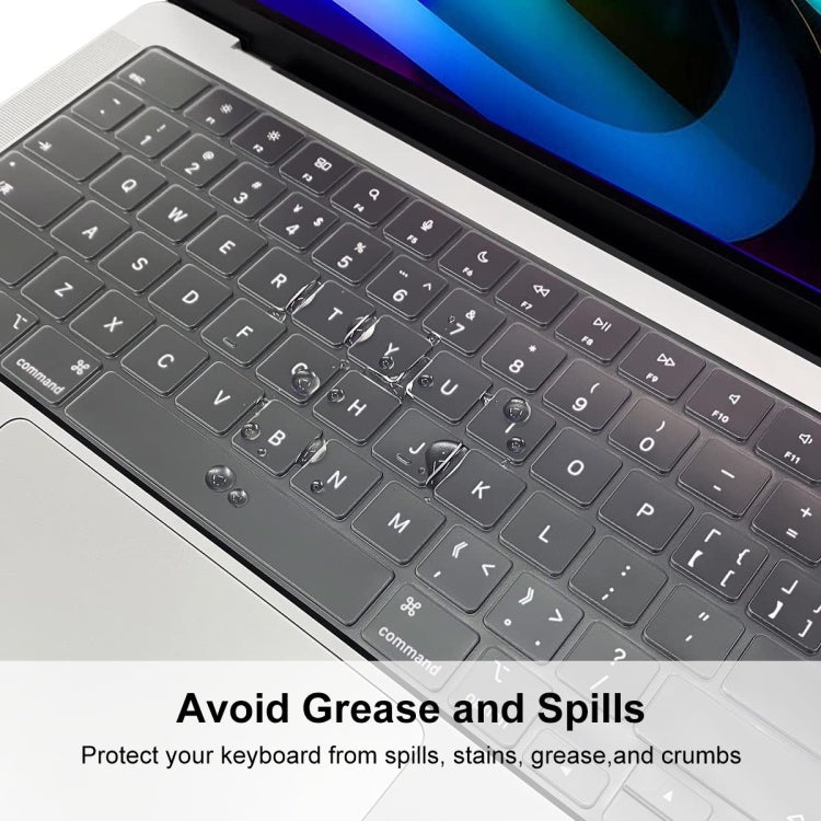 For MacBook Pro 14.2 / 16.2 / Air 13.6 / 15.3 ENKAY EU Version Soft TPU Keyboard Protector Film - Keyboard Protector by ENKAY | Online Shopping South Africa | PMC Jewellery | Buy Now Pay Later Mobicred