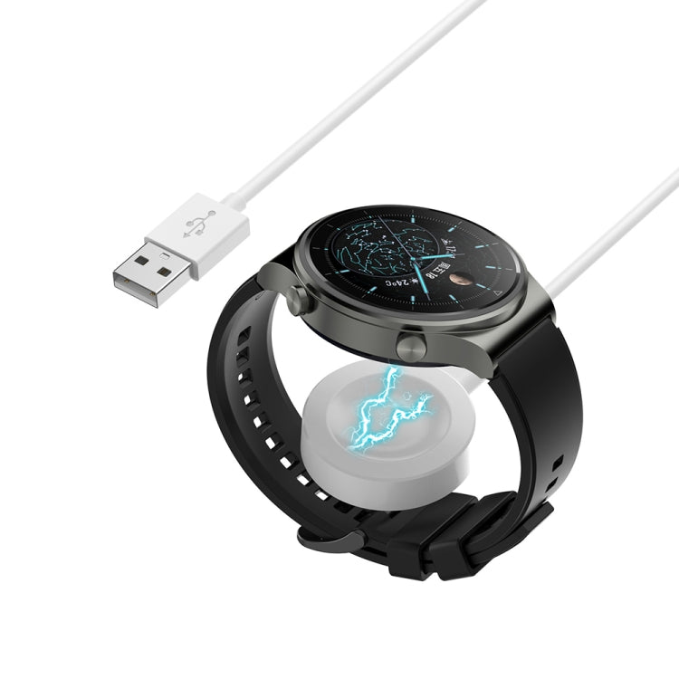 For Huawei Watch GT5 Pro 46mm USB Interface Split Type Smart Watch Charging Cable, Length: 1m(White) - Charger by PMC TechLife | Online Shopping South Africa | PMC TechLife | Buy Now Pay Later Mobicred