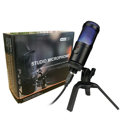 A6 USB Interface Laptop Recording Microphone with RGB Light - Microphone by PMC Jewellery | Online Shopping South Africa | PMC Jewellery | Buy Now Pay Later Mobicred