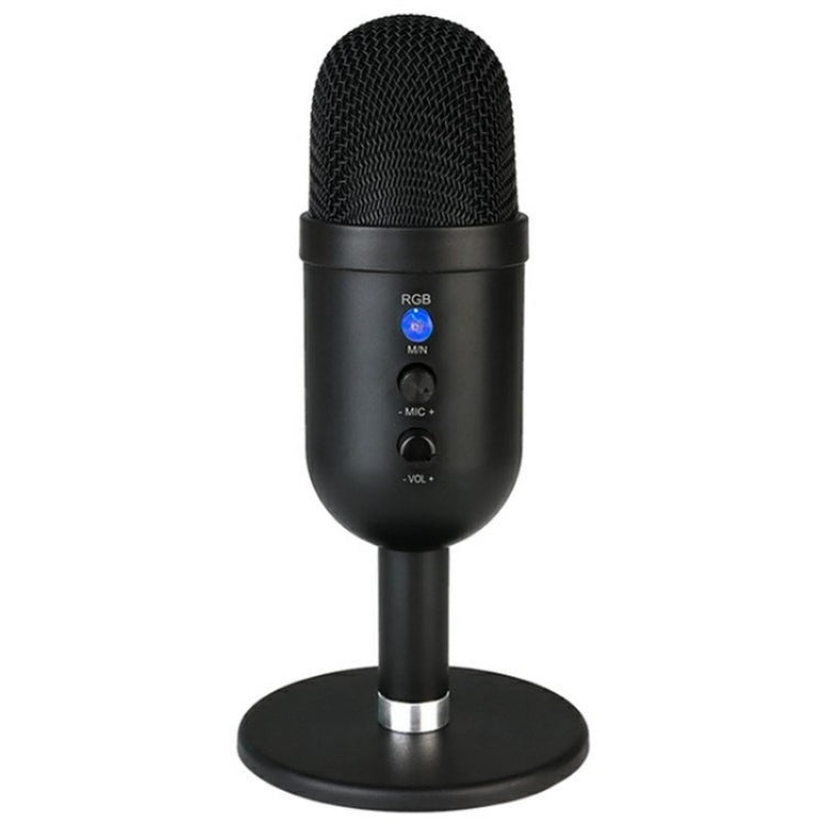 MU2000 Professional Desktop Cardioid Condenser Microphone With RGB Light - Microphone by PMC Jewellery | Online Shopping South Africa | PMC Jewellery | Buy Now Pay Later Mobicred