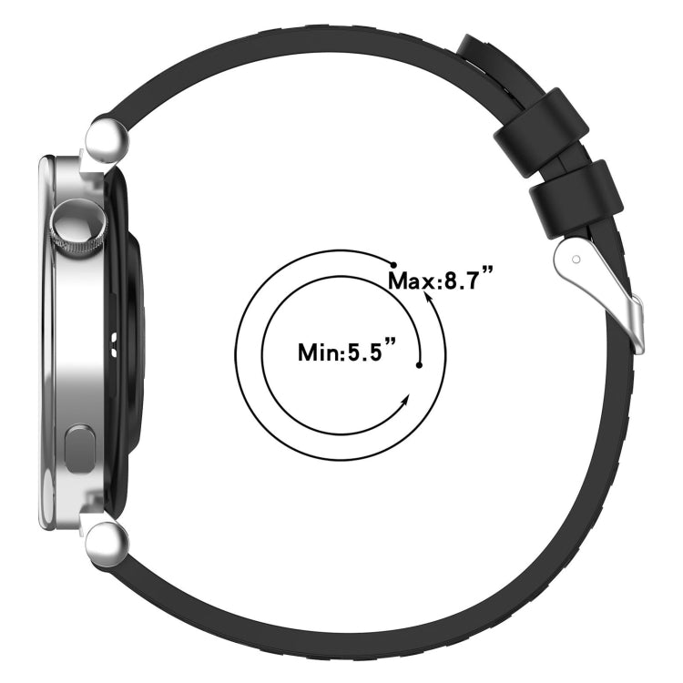 For Huawei Watch GT 5 Pro 46mm Line Texture Quick Release Silicone Watch Band(Original Blue) - Watch Bands by PMC TechLife | Online Shopping South Africa | PMC TechLife | Buy Now Pay Later Mobicred