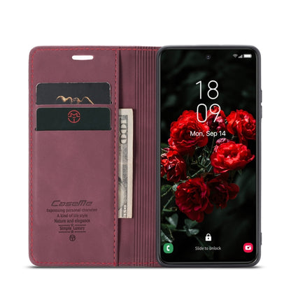 For Samsung Galaxy S24 FE 5G CaseMe 013 Multifunctional Horizontal Flip Leather Phone Case(Red) - Galaxy S24 FE 5G Cases by CaseMe | Online Shopping South Africa | PMC Jewellery | Buy Now Pay Later Mobicred