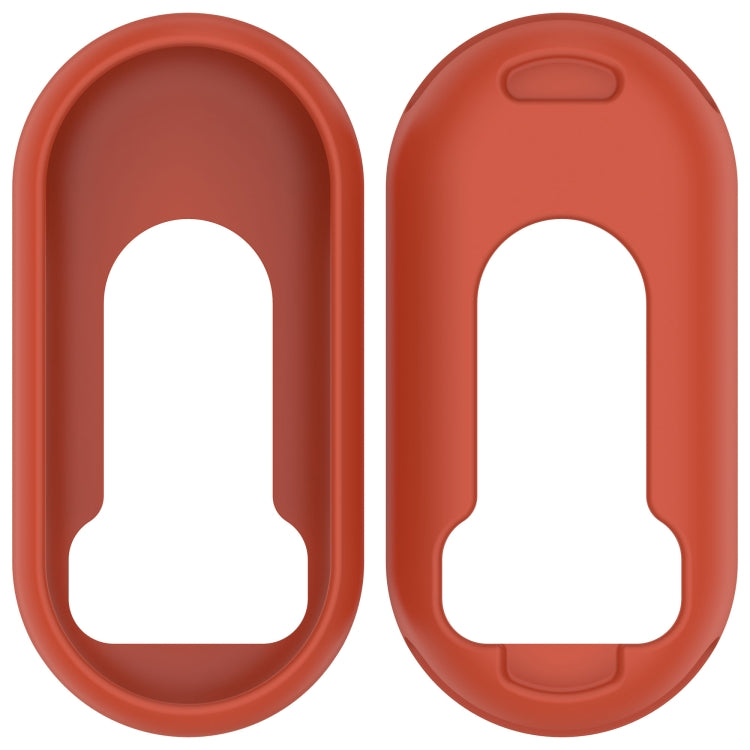 For Xiaomi Mi Band 8 NFC Glossy Surface Silicone Watch Protective Case(Original Red) - Watch Cases by PMC TechLife | Online Shopping South Africa | PMC TechLife | Buy Now Pay Later Mobicred