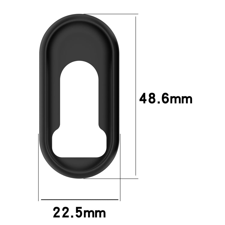 For Xiaomi Smart Band 9 Glossy Surface Silicone Watch Protective Case(Original Red) - Watch Cases by PMC TechLife | Online Shopping South Africa | PMC TechLife | Buy Now Pay Later Mobicred