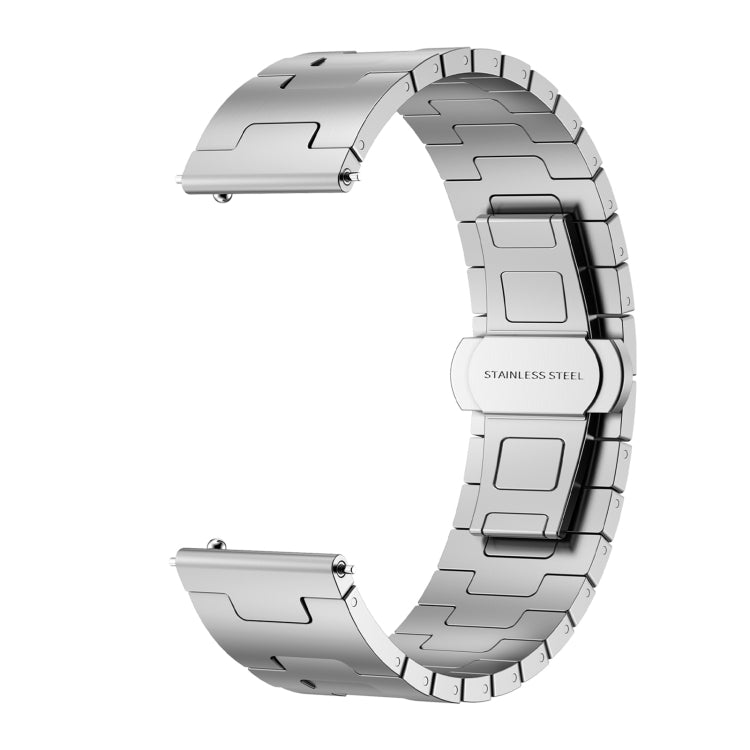 For Garmin Forerunner 265 Titanium Alloy 22mm Metal Watch Band(Silver) - Watch Bands by PMc TechLife | Online Shopping South Africa | PMc TechLife | Buy Now Pay Later Mobicred