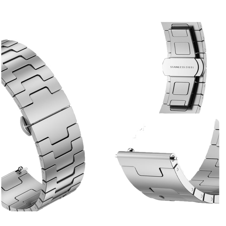 For Garmin Forerunner 265 Titanium Alloy 22mm Metal Watch Band(Black) - Watch Bands by PMc TechLife | Online Shopping South Africa | PMc TechLife | Buy Now Pay Later Mobicred