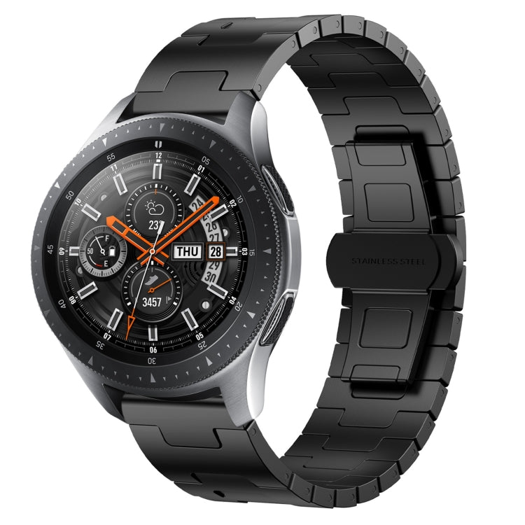 For Samsung Galaxy Watch 46mm Titanium Alloy 22mm Metal Watch Band(Black) - free shipping - PMc TechLife - Order now!