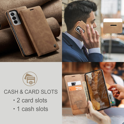 For OPPO Reno12 Pro 5G Global CaseMe 013 Multifunctional Horizontal Flip Leather Phone Case(Brown) - Reno12 Pro Cases by CaseMe | Online Shopping South Africa | PMC Jewellery | Buy Now Pay Later Mobicred